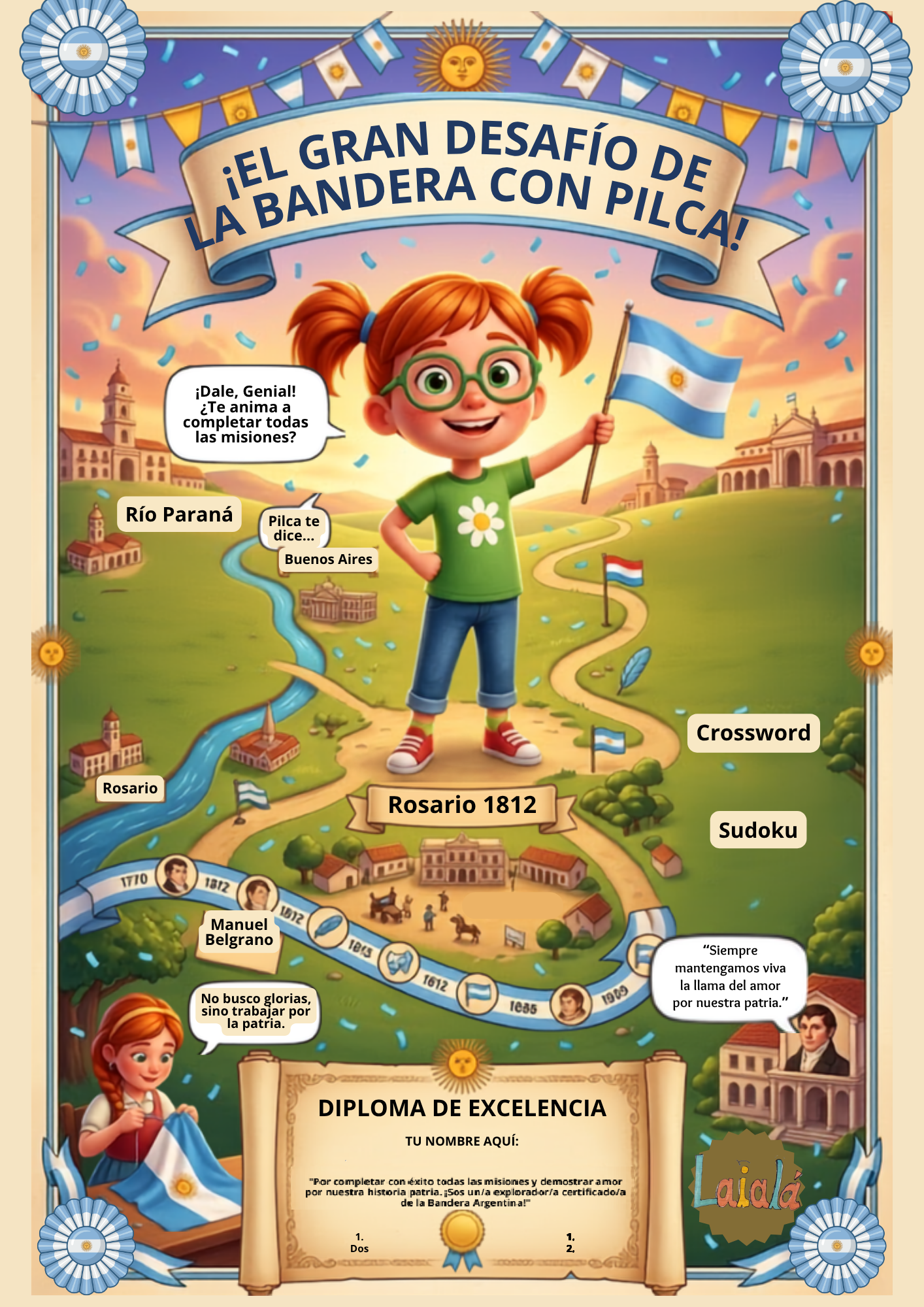 El Gran Desafío de la Bandera con Pilca