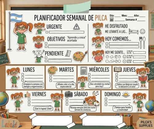 Porstada planificador "Planificador Semanal de Pilca" (GRATIS)