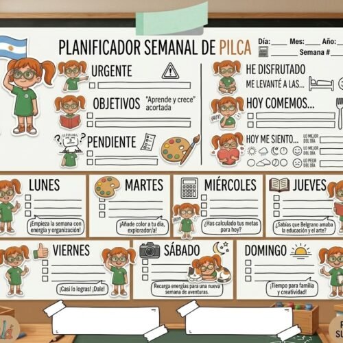 Porstada planificador "Planificador Semanal de Pilca" (GRATIS)